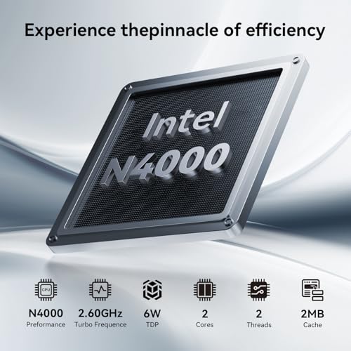 15.6" Window 11 Pro Laptop with 8GB RAM, 256GB SSD, MS Office 365, 100% sRGB Display, N4000 Processor, Dual-Band Wi-Fi, Bluetooth 4.2, USB-A, HDMI, 1920x1080 FHD Display