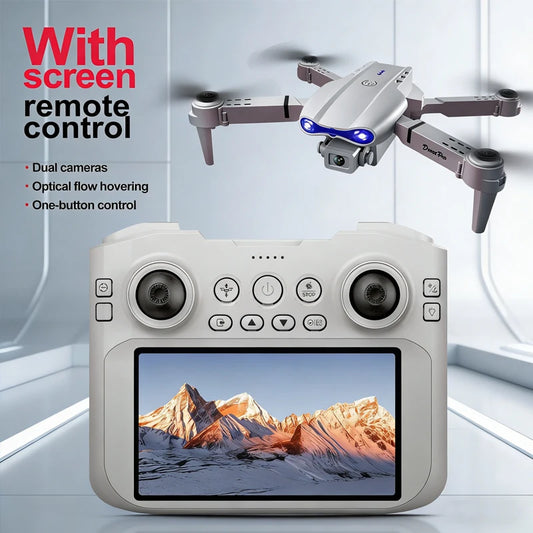 Drones pliables E99 GT Max, GPS 8K, grand écran HD, double caméra, moteur sans balais, évitement d'obstacles, quadrirotor RC, jouets cadeaux, nouveauté 2026