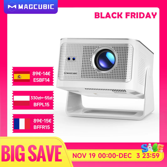 🎬 Projecteur Magcubic HY350 Max 1080P – Android 14, 900 ANSI Lumens, Autofocus