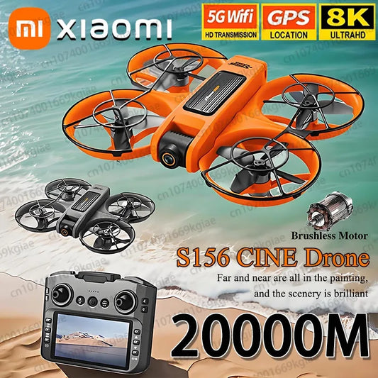 Xiaomi S156 Drone 8K WIFI GPS professionnel HD photographie aérienne télécommande avion HD double caméra quadrirotor jouet UAV nouveau
