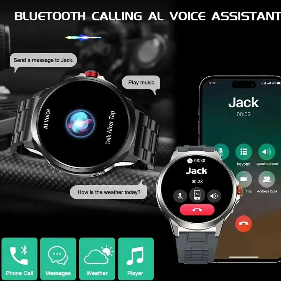 1.93 pouces montre HD grand écran montre intelligente hommes femmes 700mAh batterie Bluetooth appel GPS piste fréquence cardiaque IP68 étanche SmartWatch