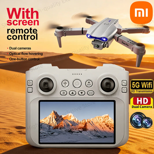 XIAOMI E99 Max 8K HD Drone – Large Screen Remote Control, Optical Flow Positioning, Brushless Motor, Obstacle Avoidance UAV