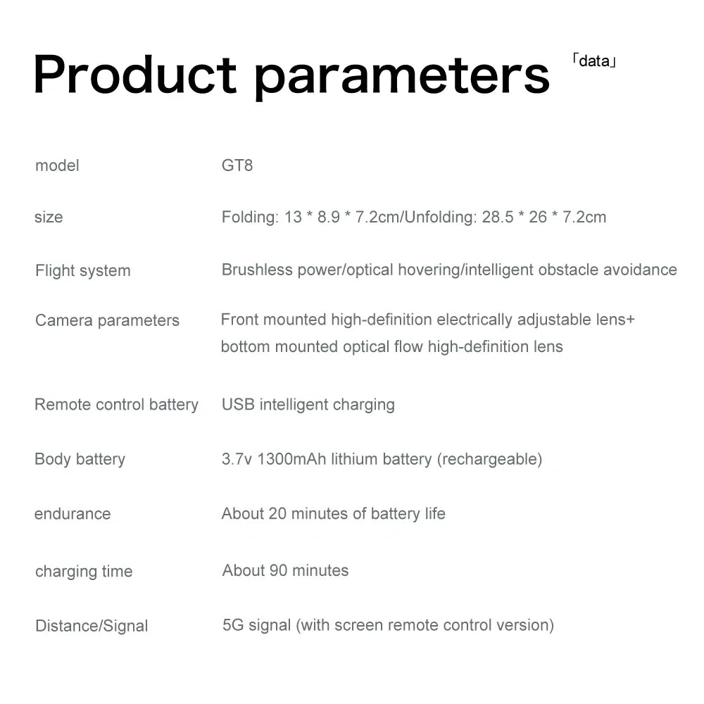 Xiaomi GT8 Pro 8K Dual-Camera GPS Drone – Professional FPV QuadCopter with Optical Flow, Obstacle Avoidance & 3 Batteries