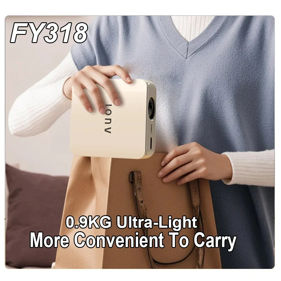 2025 nouveau projecteur 4K intégré 5W haut-parleur 1920*1080P Android 11 Home cinéma 10000 Lumens Wifi6 BT5.2 projecteur Portable extérieur