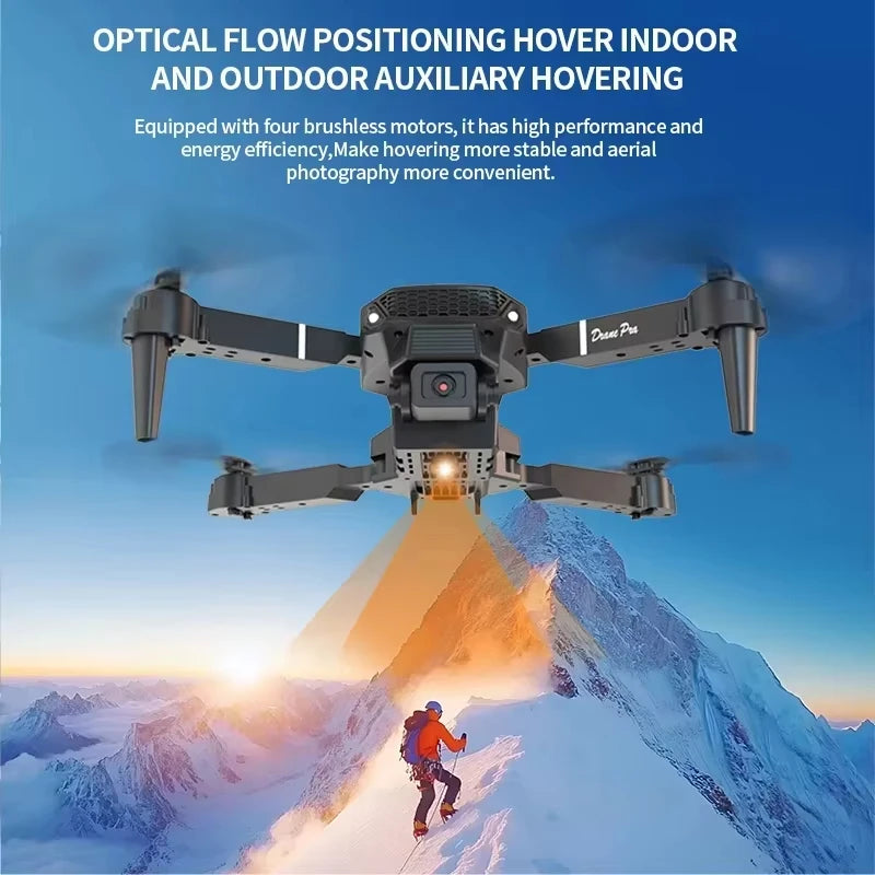 8K HD double caméra GPS évitement d'obstacles 2026 E88 Plus Mini Drones pliables moteur sans brosse RC quadrirotor jouets cadeaux pour Xiaomi