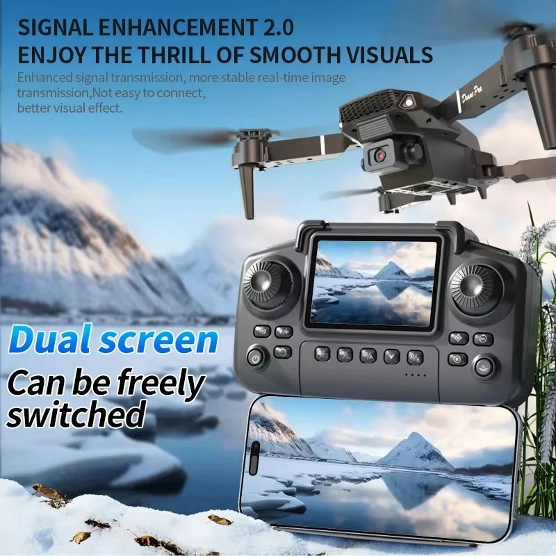 8K HD double caméra GPS évitement d'obstacles 2026 E88 Plus Mini Drones pliables moteur sans brosse RC quadrirotor jouets cadeaux pour Xiaomi