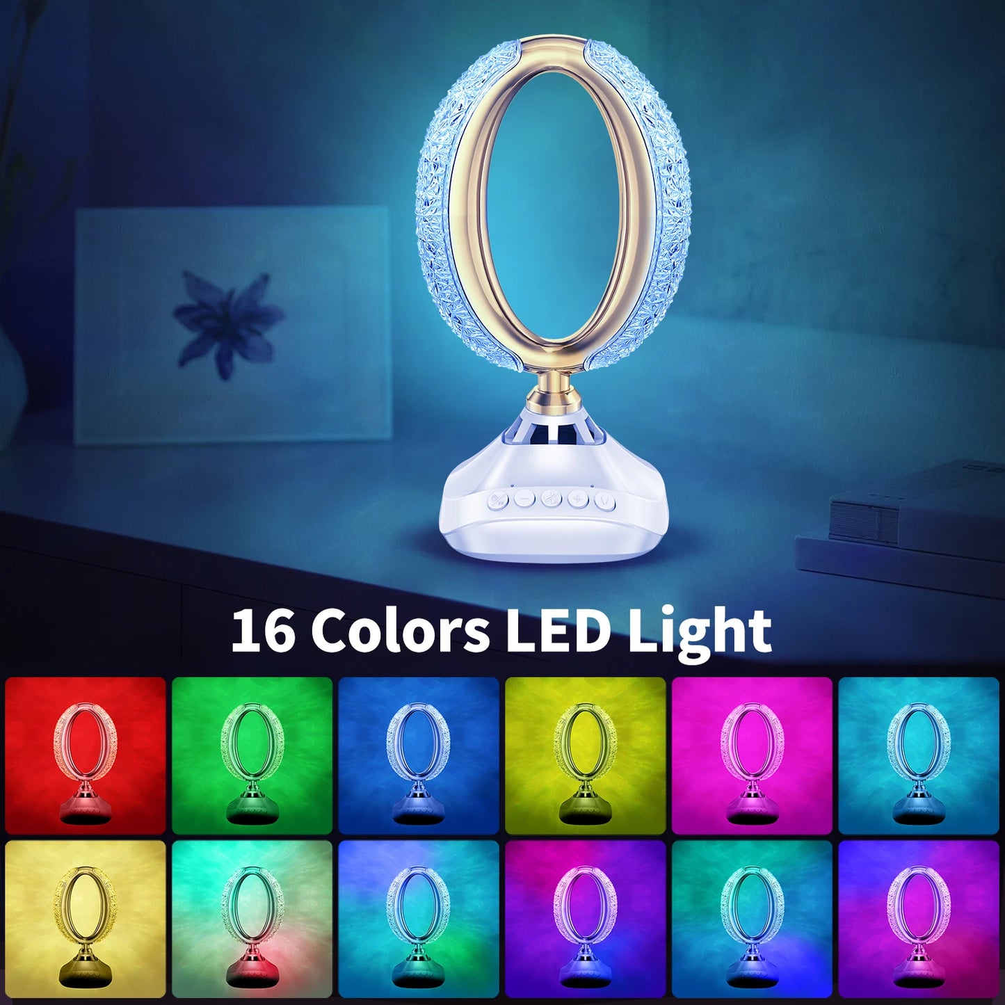 Projecan-Lampe haut-parleur Bluetooth sans fil, lecture audio MP3, cadeau musulman, apprentissage