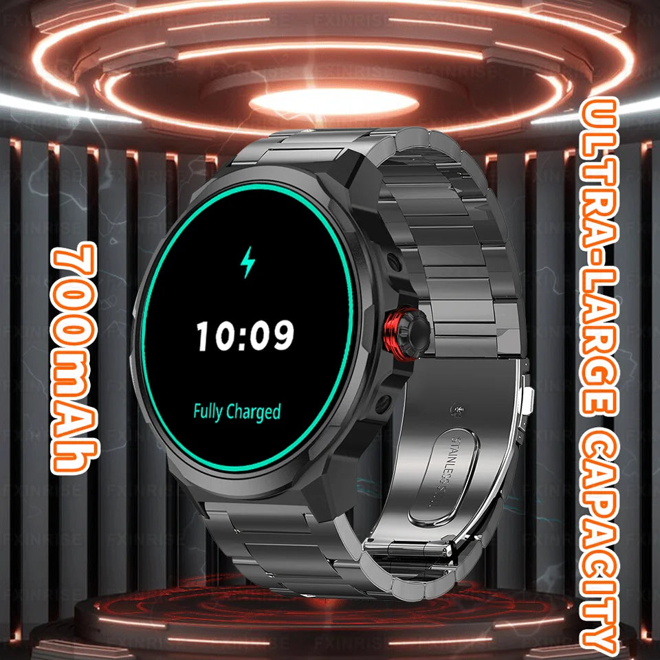1.93 pouces montre HD grand écran montre intelligente hommes femmes 700mAh batterie Bluetooth appel GPS piste fréquence cardiaque IP68 étanche SmartWatch
