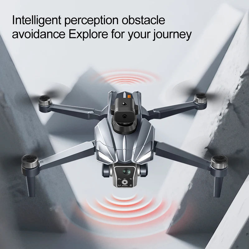 NOUVEAU drone caméra professionnelle K18Max 8K 360 °   Moteur sans brosse d'évitement d'obstacles de laser 5G GPS avec le drone de télécommande d'écran