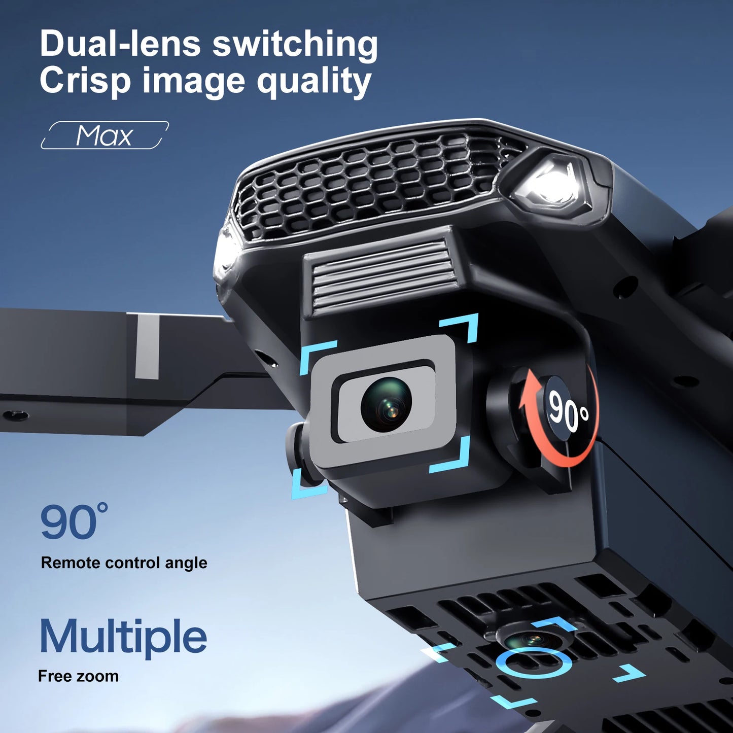 Nouveau Drone amélioré E88 8K double caméra HD photographie aérienne Drone avec écran pliable quadrirotor RC jouet pour enfants garçons RC cadeaux