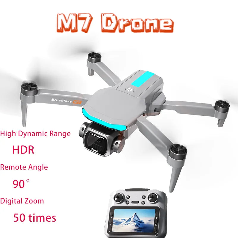 Nouvelle génération M7 8K HD 5G GPS télécommandé professionnel photographie aérienne Drone double caméra quadrirotor jouet Drone cadeau pour