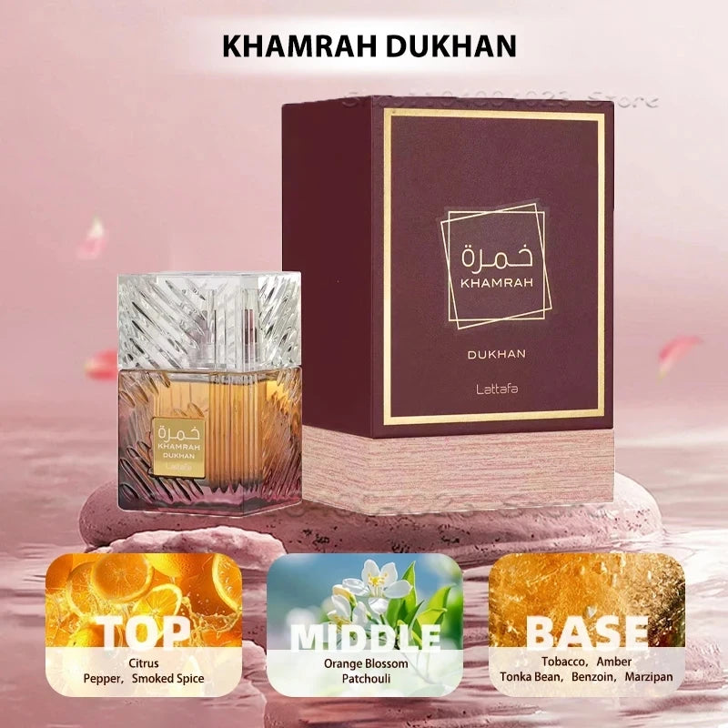 Khamrah Eau De Parfum 30ml/100Ml Maison Alhambra Khamrah Parfum Eau de Parfum Spray Parfum arabe Original