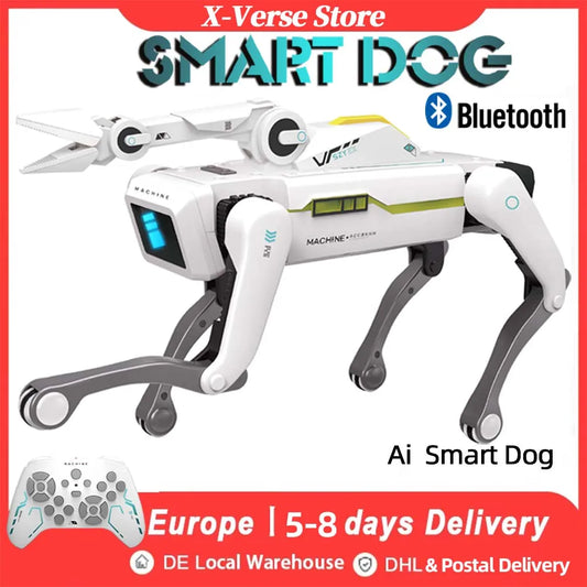 Robot chien Intelligent AI RC, Dialogue vocal, application, télécommande, programmation, chant, danse, chiot Intelligent, jouets pour enfants